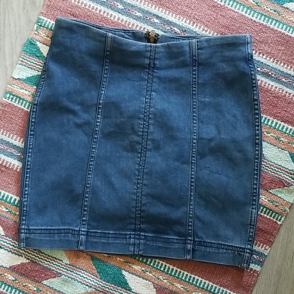 Free People Denim Skirt